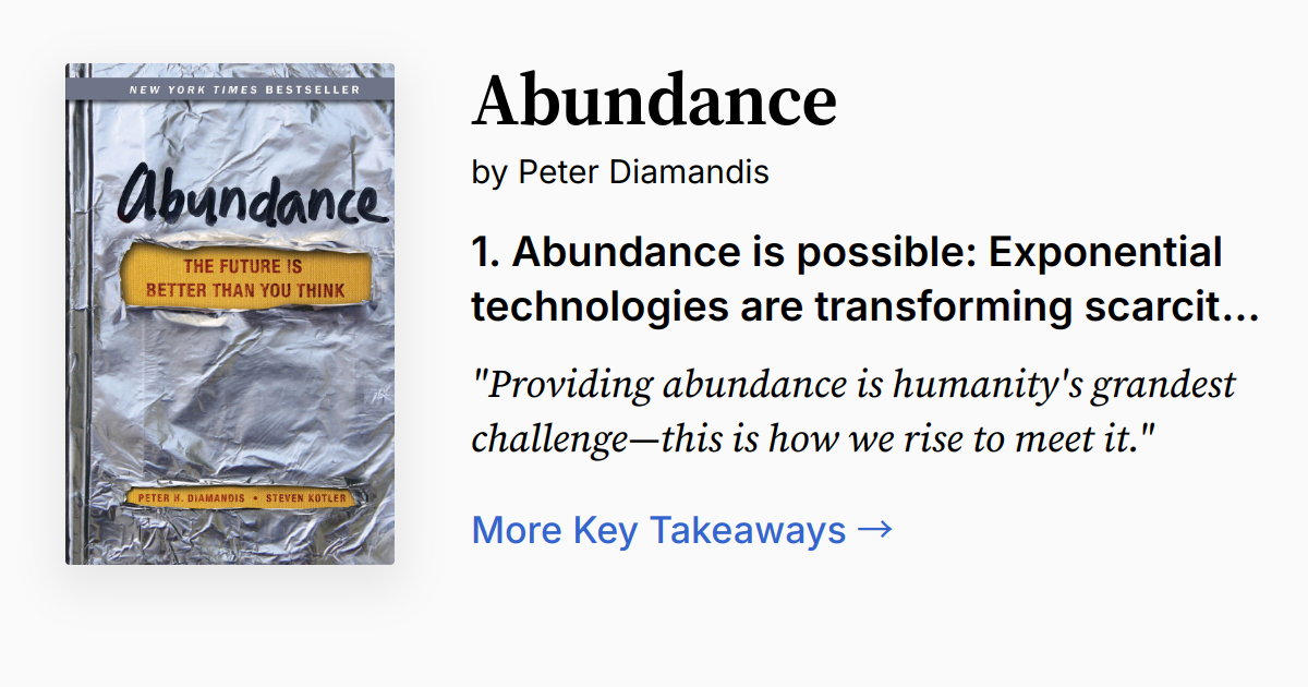 Cover of Abundance