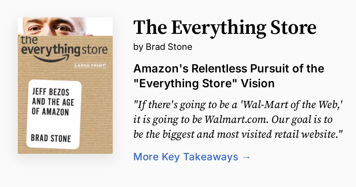 Cover of The Everything Store