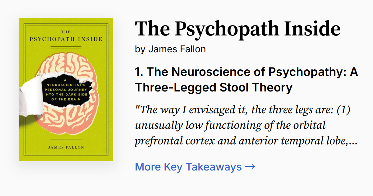 Cover of The Psychopath Inside