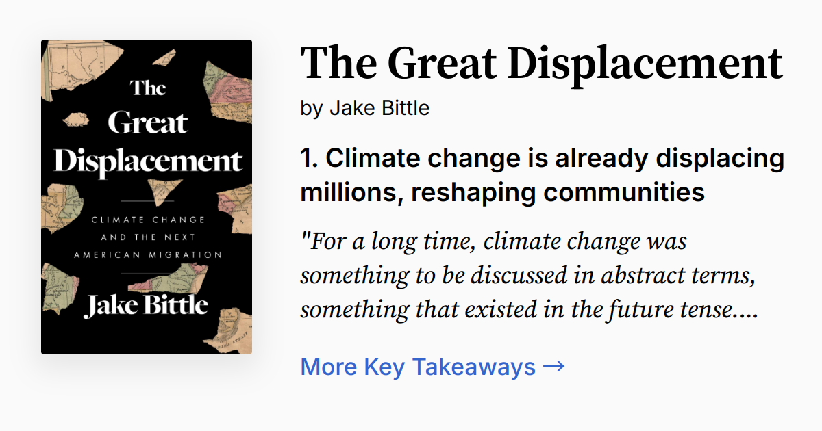 The Great Displacement | Summary, Audio, Quotes, FAQ