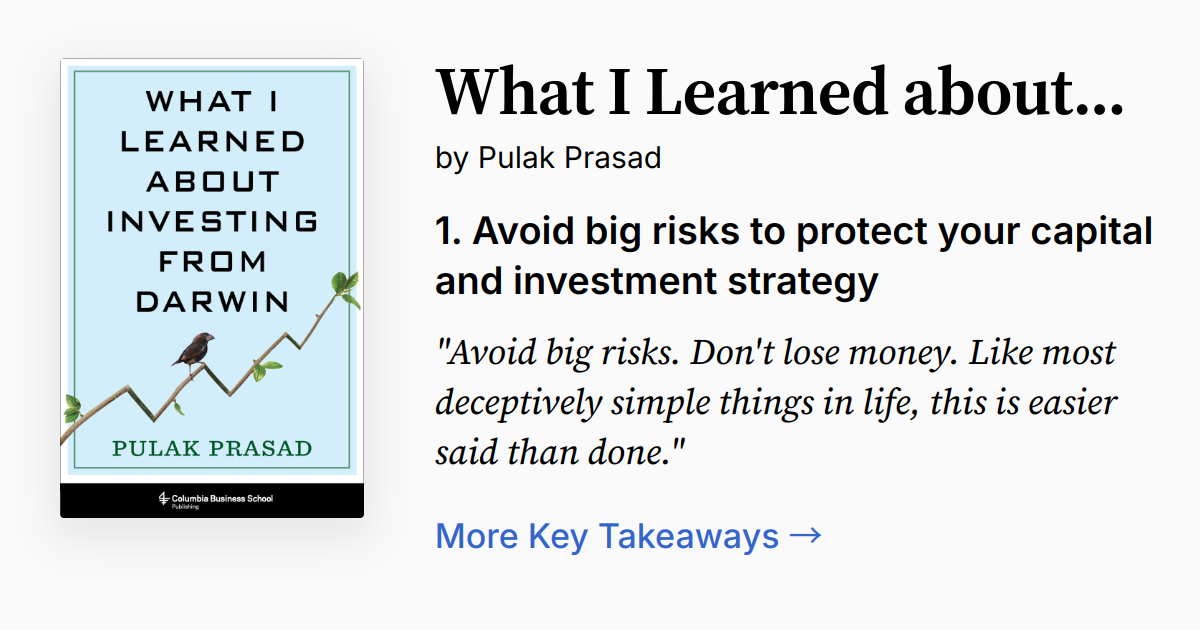 Cover of What I Learned About Investing from Darwin