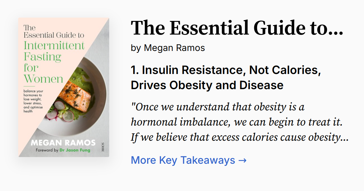 The Essential Guide to Intermittent Fasting for Women | Summary, Audio ...