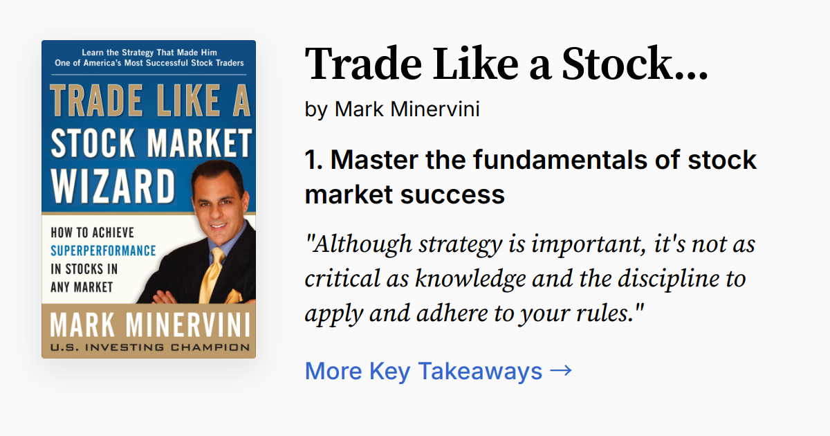 Cover of Trade Like a Stock Market Wizard