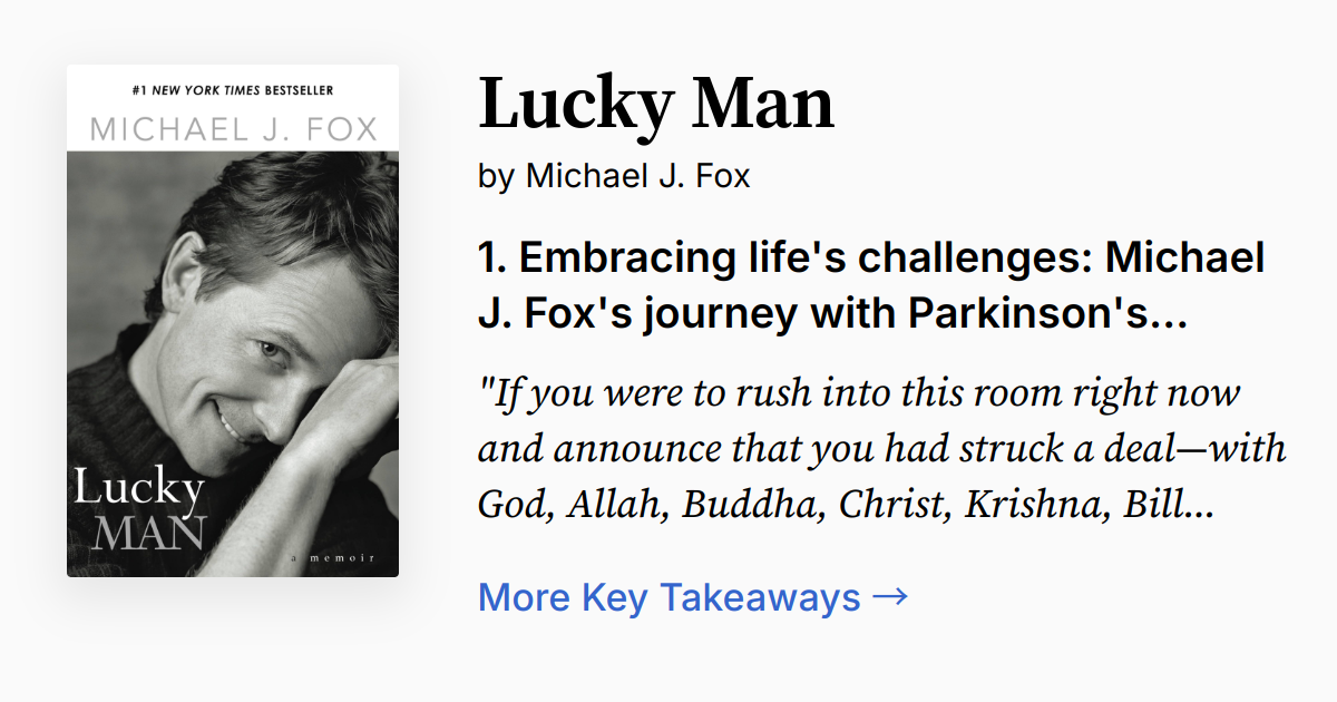 Lucky Man by Michael J. Fox | Summary, Audio, Quotes, FAQ