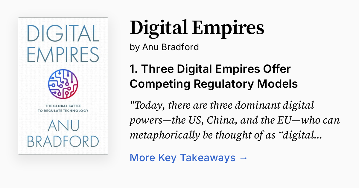 Digital Empires | Summary, Audio, Quotes, FAQ