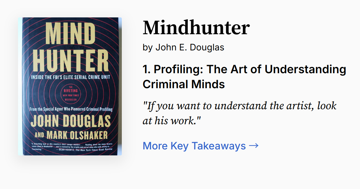 Cover of Mindhunter