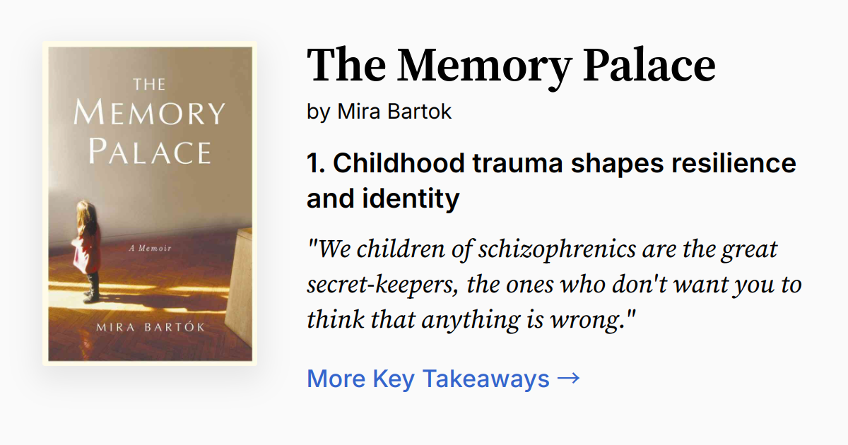 The Memory Palace | Summary, Audio, Quotes, FAQ