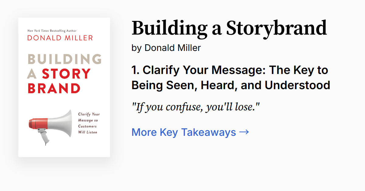 Cover of Building a Storybrand