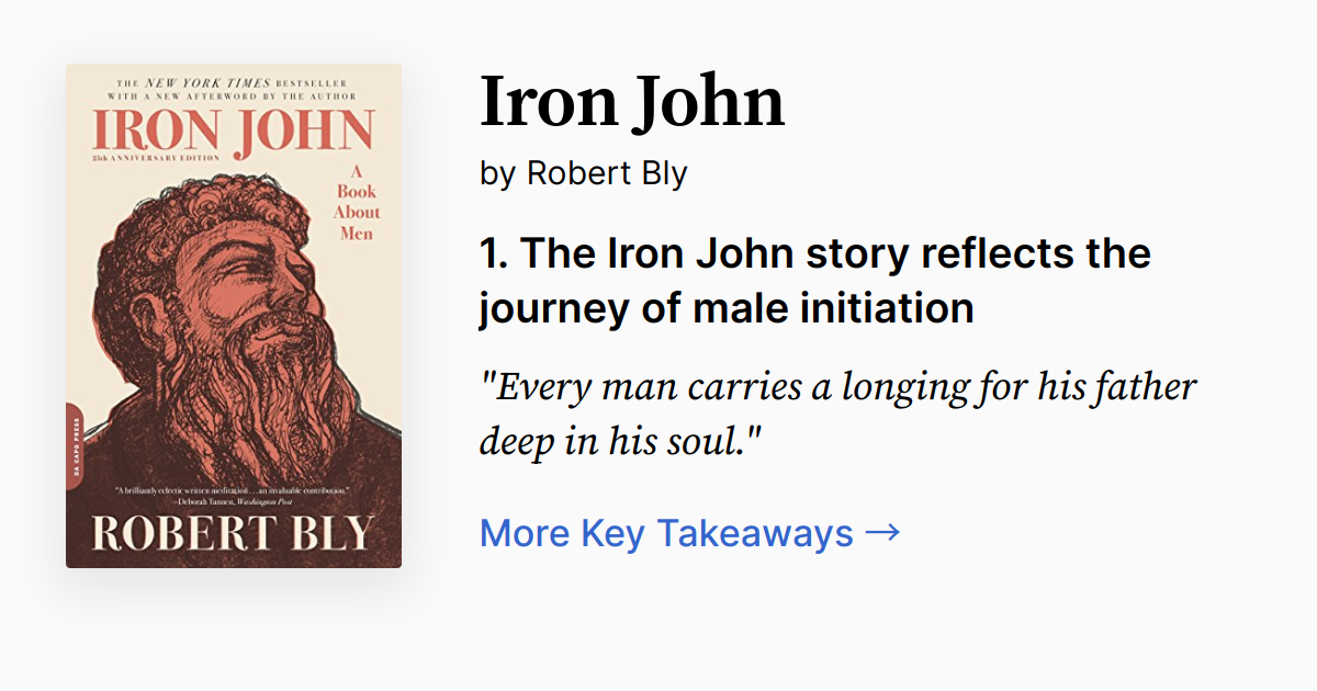 Cover of Iron John