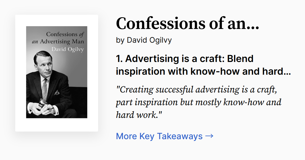 Cover of Confessions of an Advertising Man