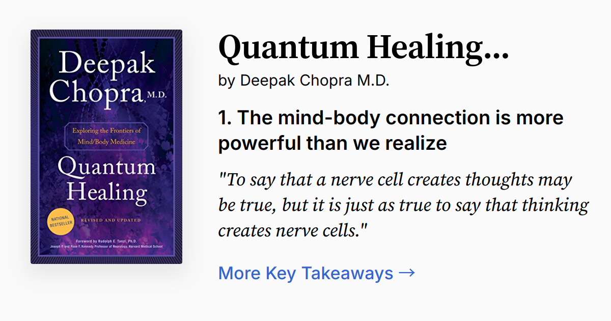 Cover of Quantum Healing