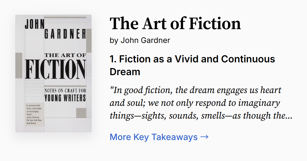 The Art of Fiction | Summary, Audio, Quotes, FAQ