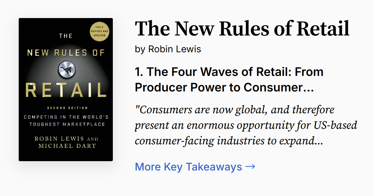 The New Rules of Retail | Summary, Audio, Quotes, FAQ