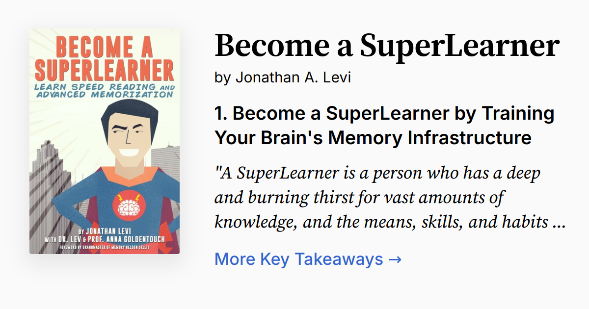 Become a SuperLearner | Summary, Audio, Quotes