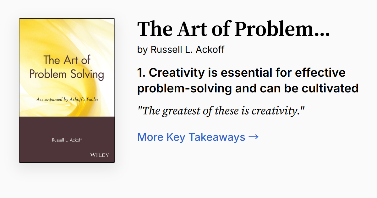 The Art of Problem Solving | Summary, Quotes, FAQ, Audio