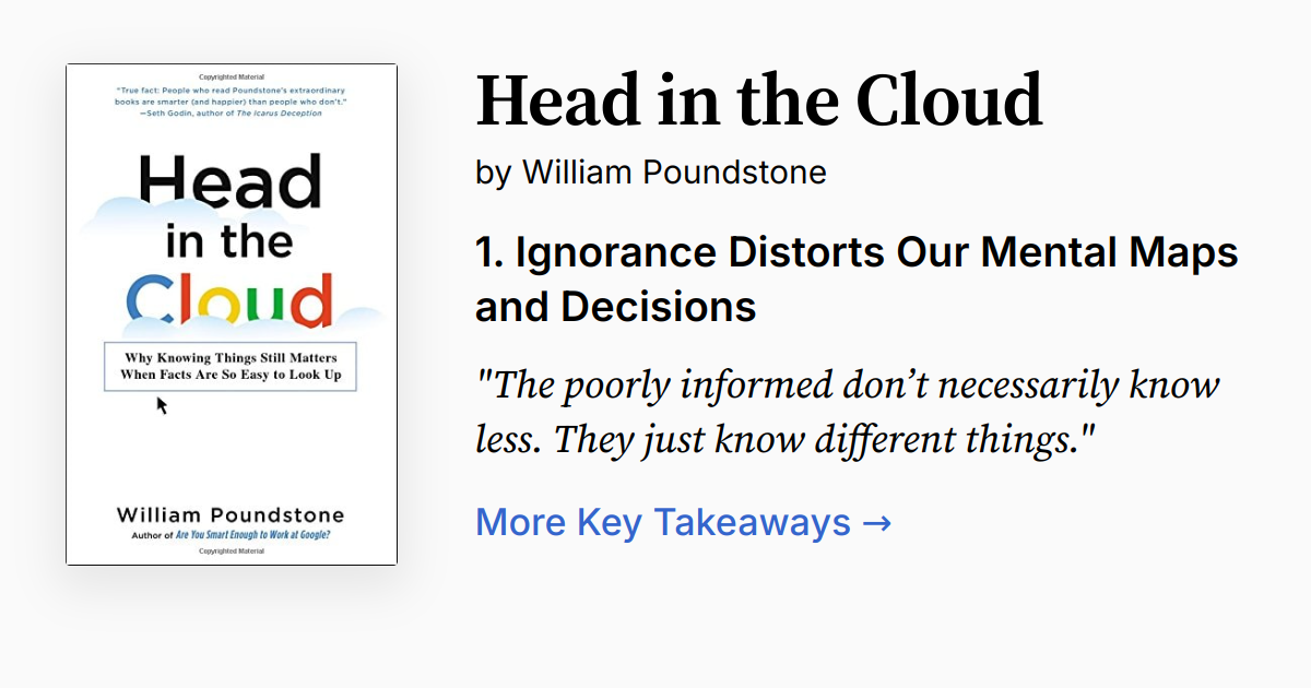 Head in the Cloud | Summary, Audio, Quotes, FAQ