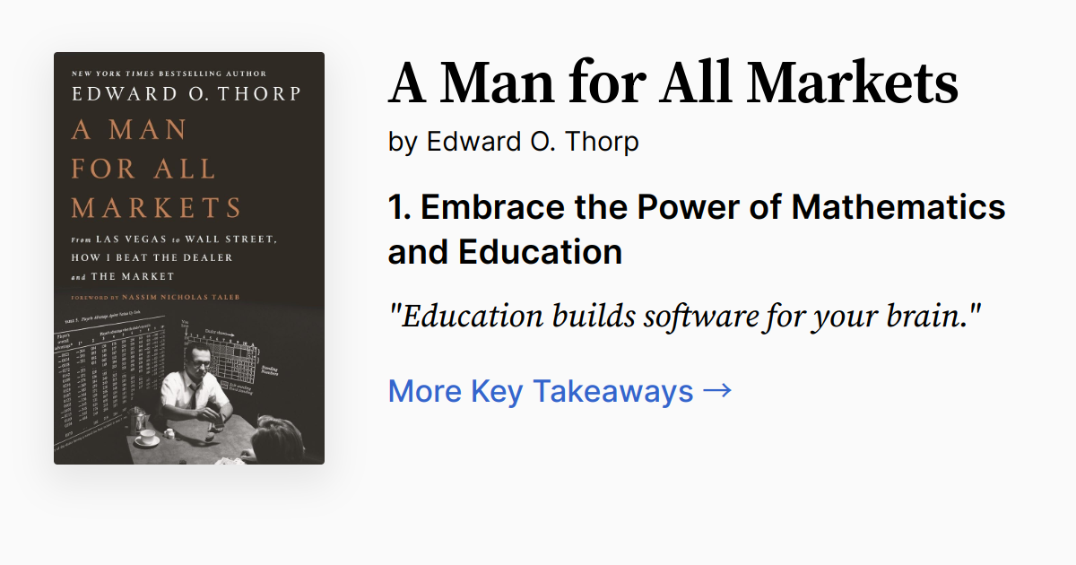 Cover of A Man for All Markets