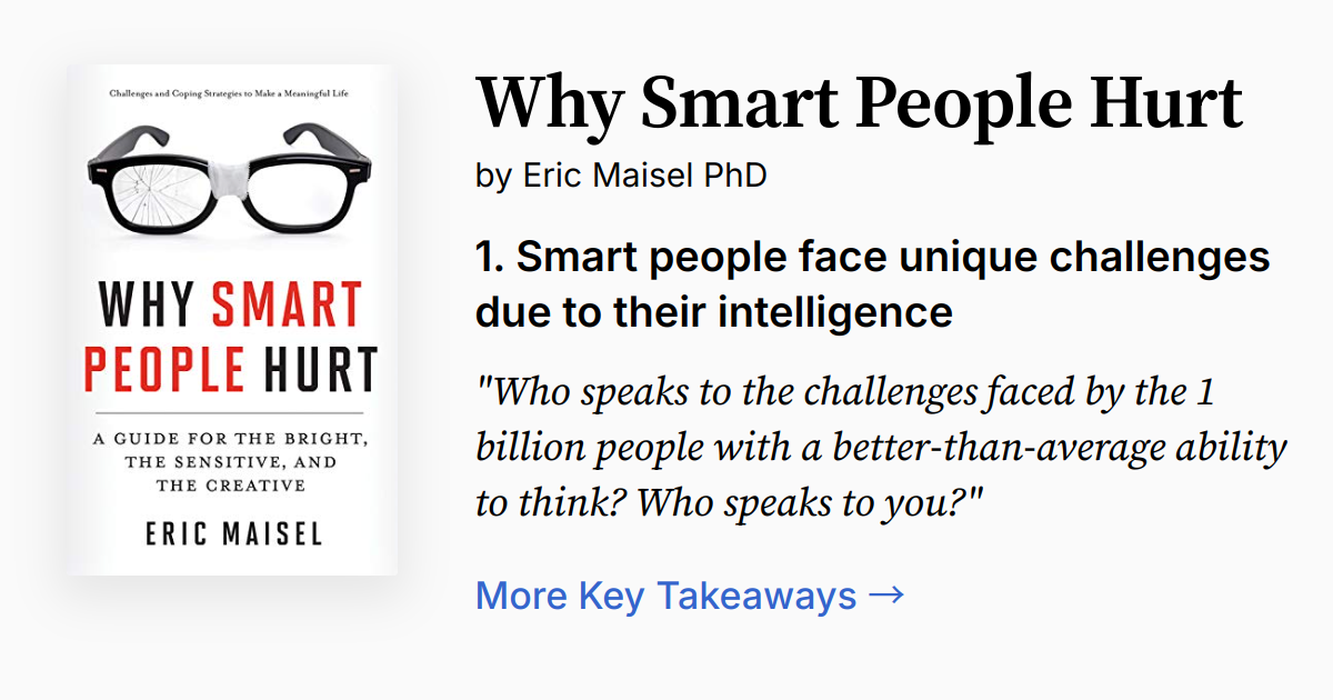 Why Smart People Hurt Summary, Audio, Quotes, FAQ