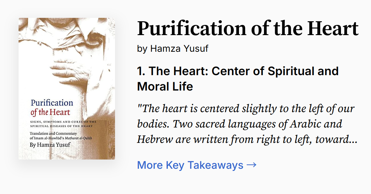 Cover of Purification of the Heart