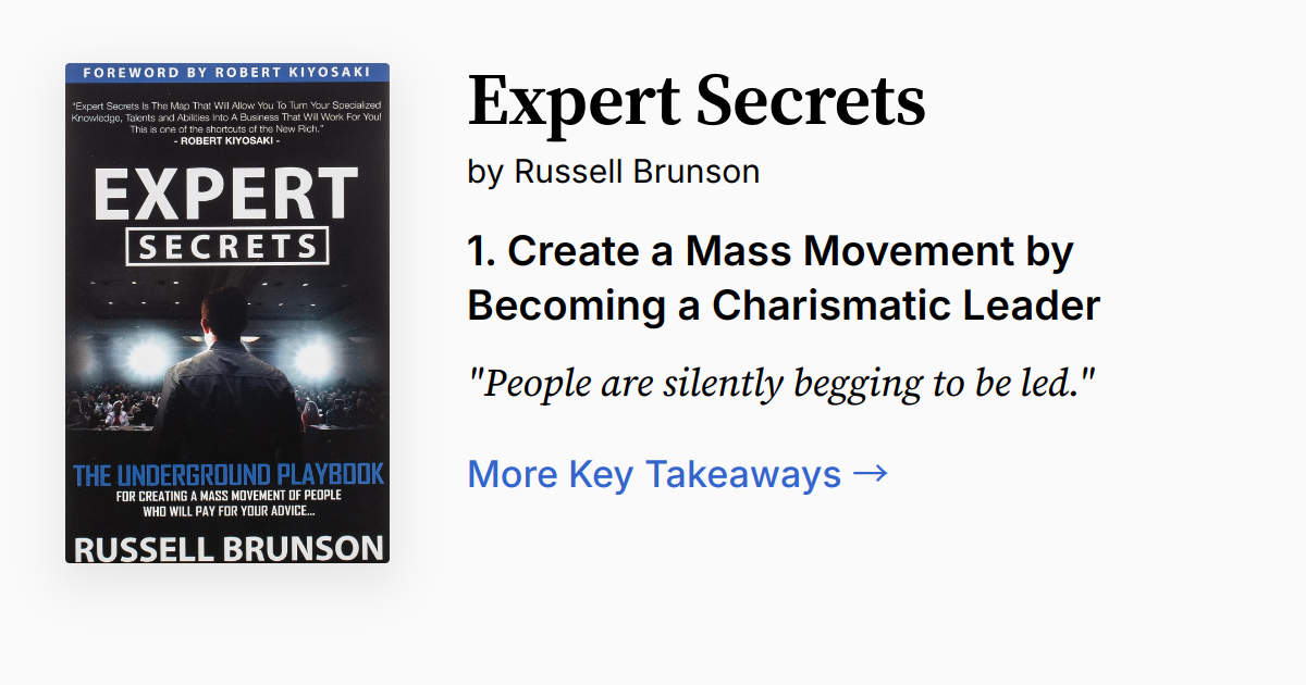 Cover of Expert Secrets