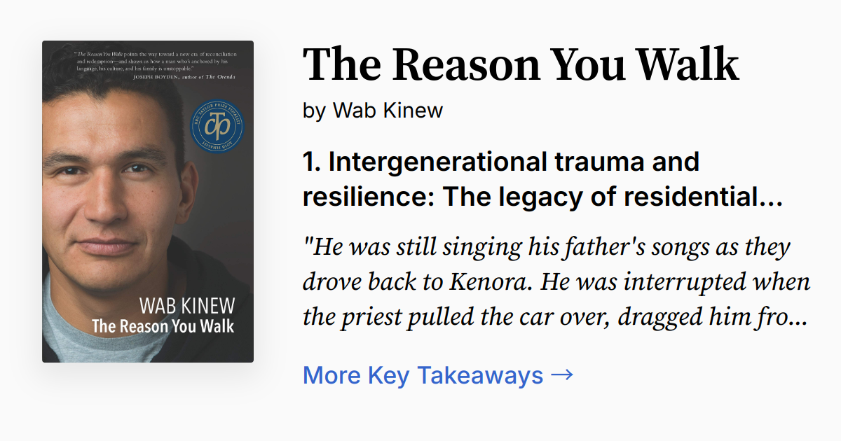 Cover of The Reason You Walk
