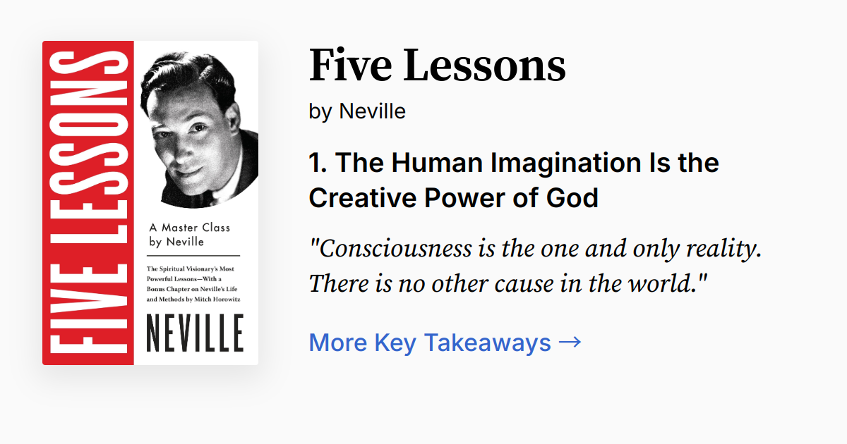 Cover of Five Lessons