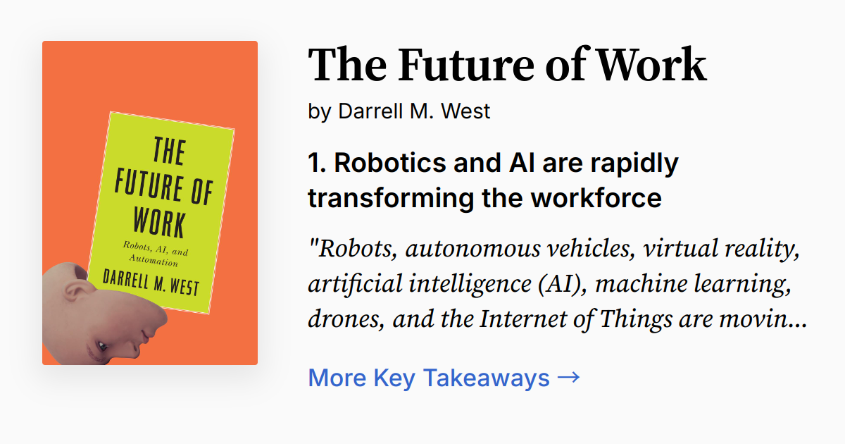 The Future of Work | Summary, Audio, Quotes, FAQ