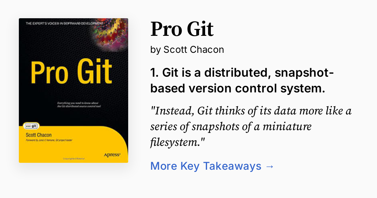 Pro Git by Scott Chacon | Summary, Audio, Quotes, FAQ