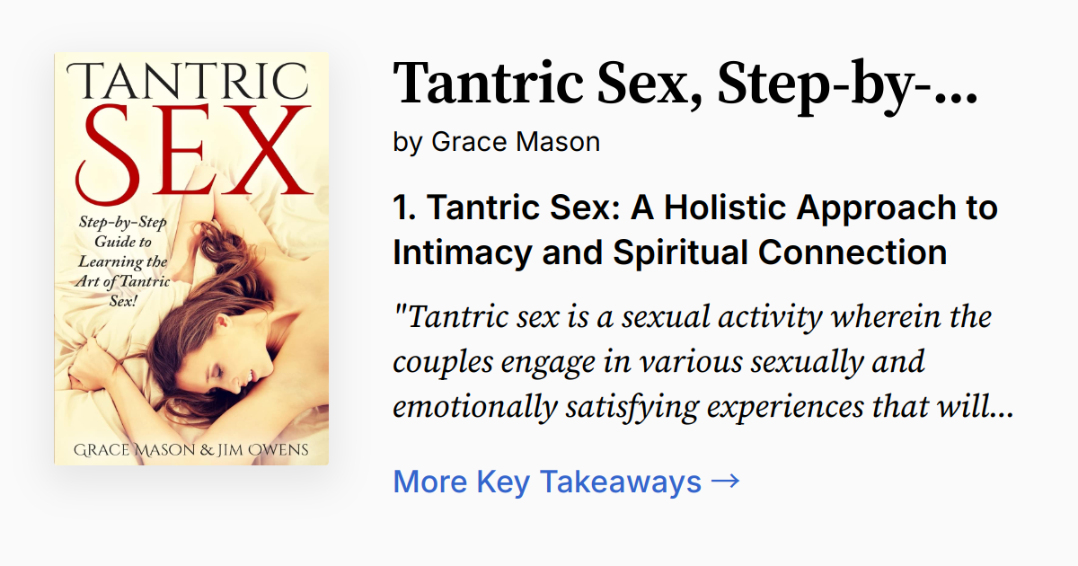 Tantric Sex, Step-by-Step Guide To Learning The Art of Tantric Sex