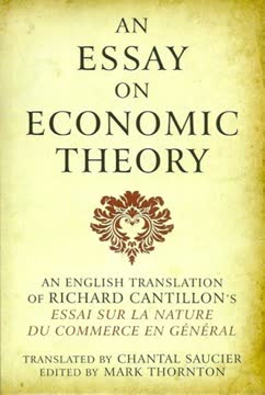 An Essay on Economic Theory Summary