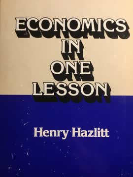 Economics in One Lesson Summary