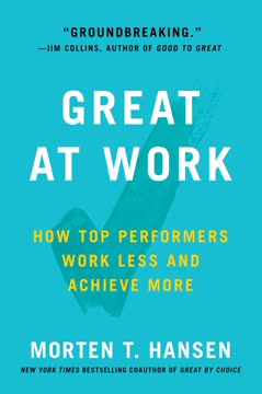 Great at Work Summary