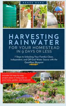Harvesting Rainwater for Your Homestead in 9 Days or Less Summary