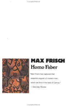 Homo Faber Summary