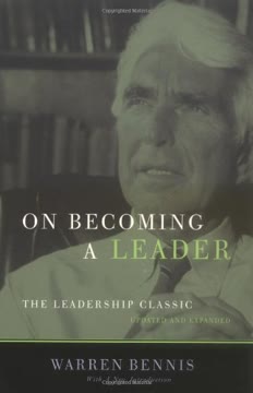 On Becoming a Leader Summary