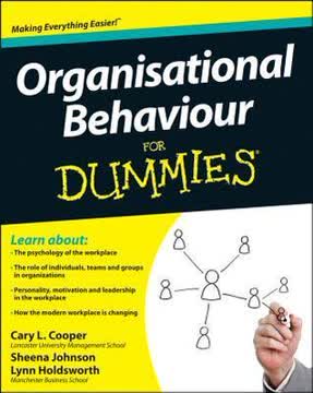 Organisational Behaviour For Dummies by Cary L. Cooper