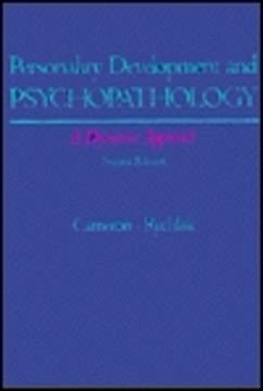 Personality Development and Psychopathology Summary