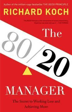 The 80/20 Manager Summary