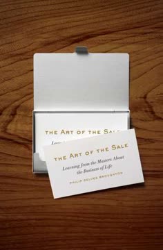 The Art of the Sale Summary