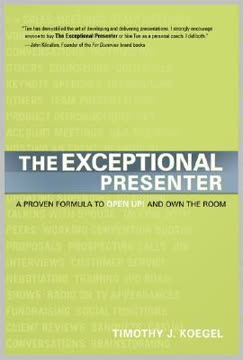 The Exceptional Presenter Summary