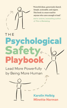 The Psychological Safety Playbook Summary
