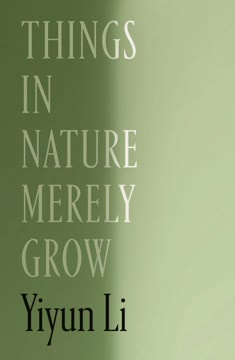 Things in Nature Merely Grow Summary