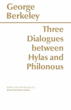 Three Dialogues Between Hylas and Philonous Summary