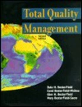 Total Quality Management by Dale H. Besterfield