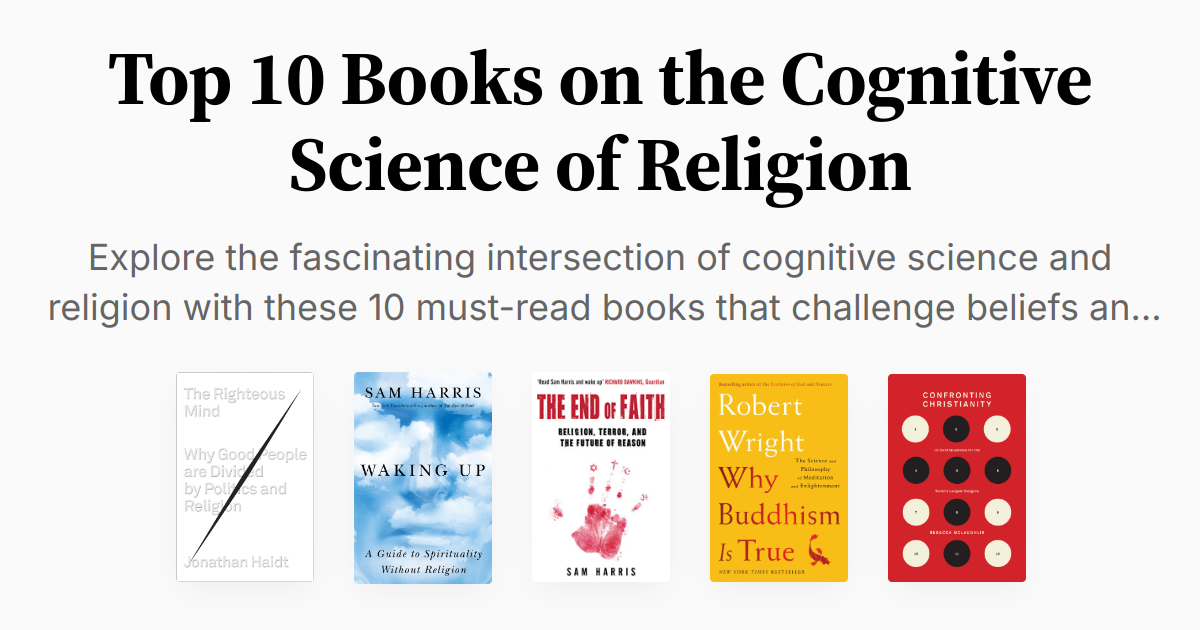 Top 10 Books on the Cognitive Science of Religion | Summaries & Audio