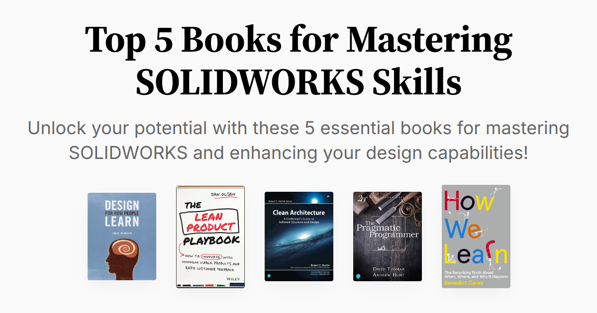 Solidworks Tutorials Books Top 5 Books for Mastering SOLIDWORKS Skills | Summaries & Audio