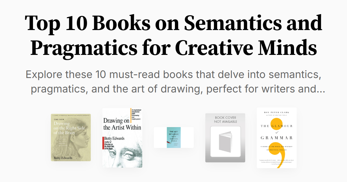 Signetics Book Top 10 Books on Semantics and Pragmatics for Creative Minds | Summaries ...