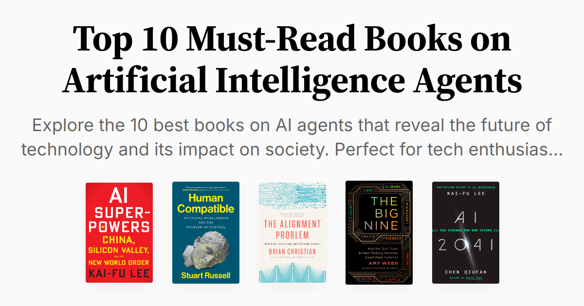 Top 10 Must-Read Books on Artificial Intelligence Agents | Summaries ...