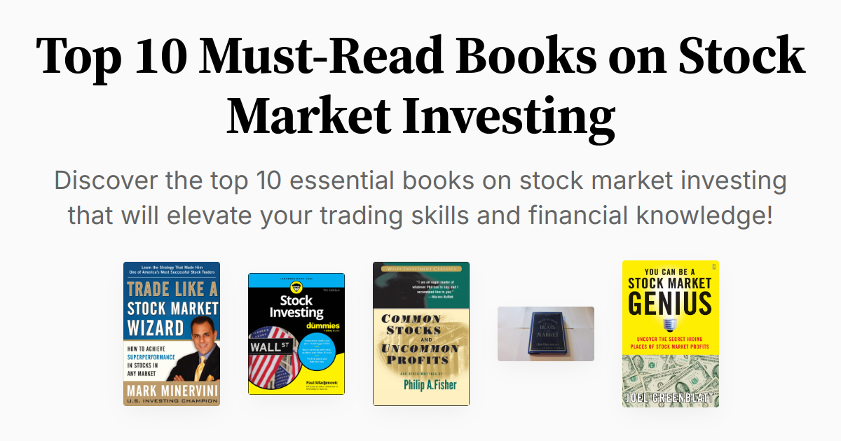 Top 10 Must-Read Books on Stock Market Investing | Summaries & Audio