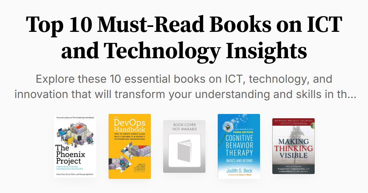 Top 10 MustRead Books on ICT and Technology Insights Summary & Audio